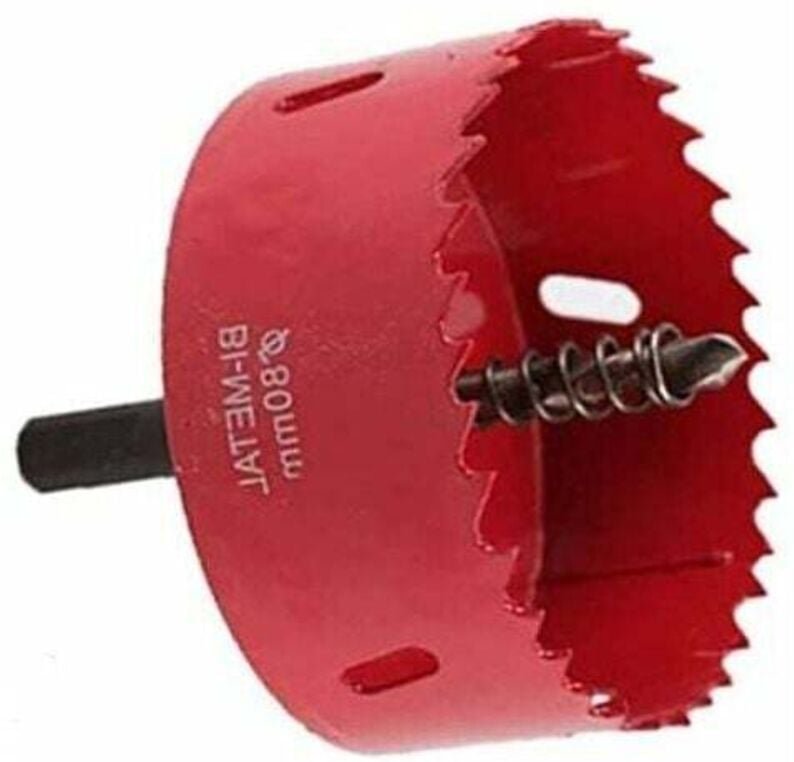 CHOYCLIT 80-mm-Lochsägen-Bohrer-Set, Hochleistungs-M42-HSS-Bohrer, Lochschneider, Lochsägen für Holz, Aluminium, Eisen, ...