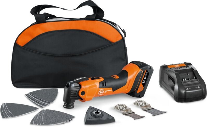 Fein - Akku multimaster amm 500 Plus as, 1x 4,0 Ah und Ladegerät in Nylon-Tasche