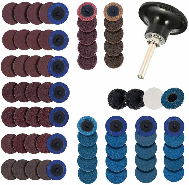 71-teiliges 2-Zoll-Schleifscheiben-Set, Reinigungs- und Konditionierungs-Rolllock-Scheibe, Rost- und Farbentfernung mit ...