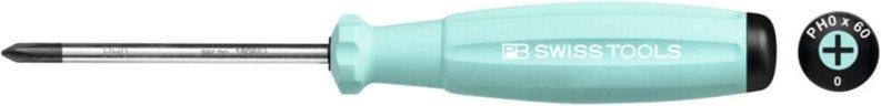 Thumbnail - Pb Swiss Tools - Schraubendreher, für Phillips, mit 2K-SwissGrip-Heft, Kreuzschlitzgröße 0
