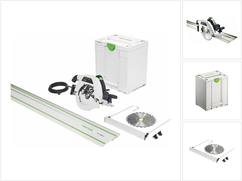 Festool HK 85 EB-Plus-FS Handkreissäge Kappsäge 1900 W 230 mm ( 576138 ) + Sägeblatt HW + Führungsschiene + Systainer - ...