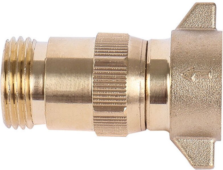 Messing-Wasserdruckregler Kompatibilität: Lässt sich leicht an Gartenschlauchgewinden befestigen.
