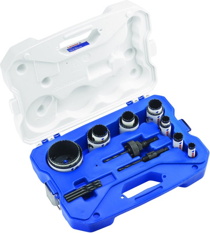 LENOX Bi-Metall Lochsägen-Set "Elektriker" 17-tlg. 16, 19, 22, 25, 29, 32, 35, 38, 44, 51, 68, 76mm