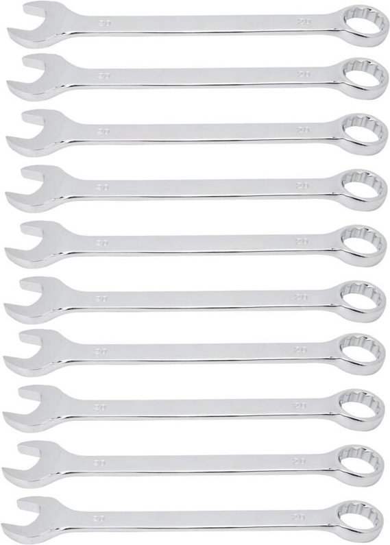 10-teiliges Ratschenschlüssel-Set, 20-mm-Schnellzugriffs-Schlüsselorganizer, Doppelkopf-Ratschenschlüssel aus Chrom-Vana...