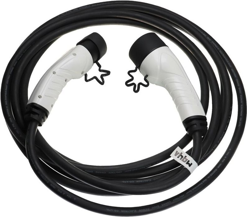 Thumbnail - Vhbw - Ladekabel Typ 2 zu Typ 2 kompatibel mit Citroen e-Berlingo, e-C4, E-C3 Elektroauto, 3-phasig, 16 a, 11 kW, 7 m