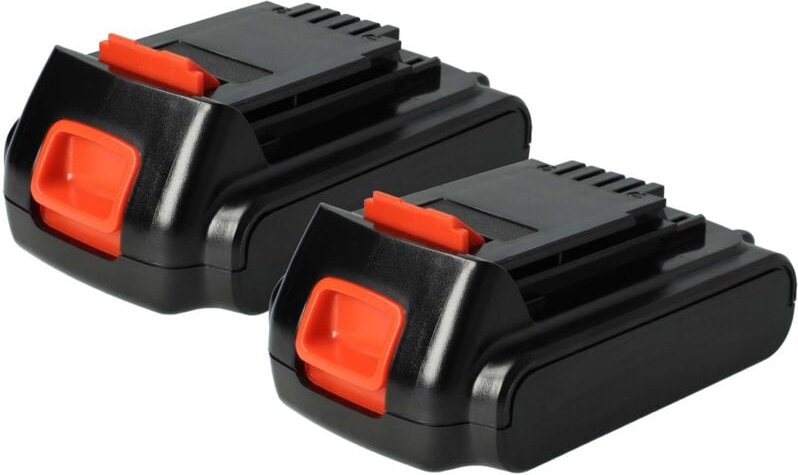 2x Akku kompatibel mit Black & Decker BDCCS18, BDCDC18K, BDCCF18, asd, BDCDD186K, asl, bd Werkzeug (2000 mAh, Li-Ion, 18...