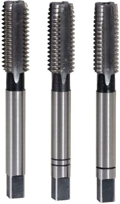 HSS Handgewindebohrer-Satz M, M3x0,5, 3-tlg
