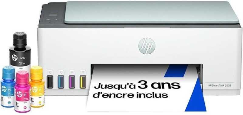 HP SmartTank 5108, 5D1B3A, A4-Multifunktionsdrucker mit Tintentank mit hoher Kapazität, manuellem Duplexdruck, Scannen, ...