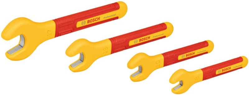 Bosch Werkzeug - VDE-Einmaulschlüssel-Set, 4-tlg. 1600A02NE8
