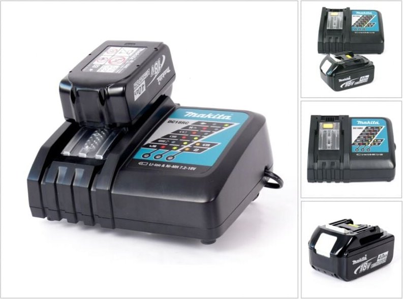 Power Source Kit 18V mit 1x BL1840B Akku 4,0Ah + DC18RC Ladegerät - Makita