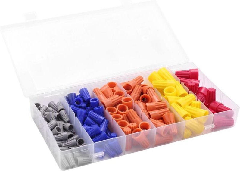 158 Stücke 5 Farben Elektrischen Draht Verbinder Twist-On Schraubklemme Eingesetzte Muttern Kappen Sortiment Set