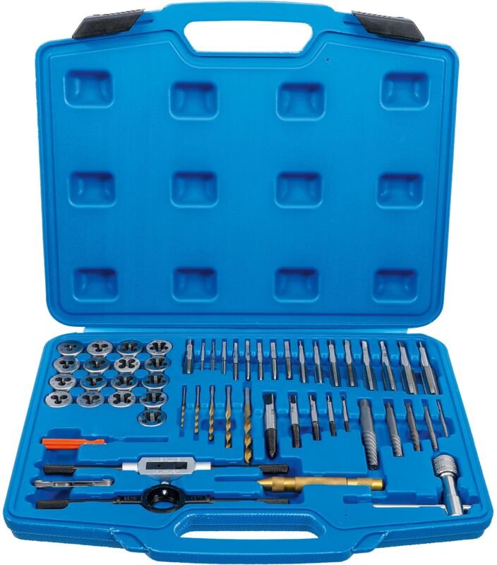 Gewindeschneid-Satz Zoll 1/4' - 1/2' 56-tlg.