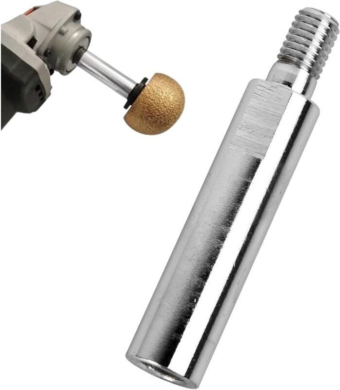 CSPARCV 4-teiliges Winkelschleifer-Verlängerungsstangen-Set, M10 Winkelschleifer-Verlängerung, drehbare Edelstahl-Verlän...