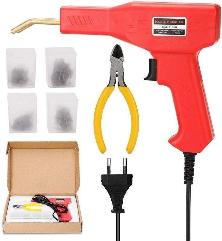 Kit de Réparation de Pare-chocs Voiture Pistolet à Souder Plastique Machine Soudage Équipement Auto