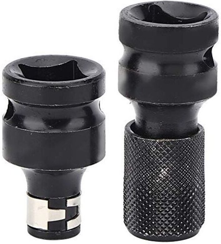 1/2"-auf-1/4"-Steckschlüsseladapter, Schlagschrauberadapter, Steckschlüssel-Reduzierset für Schlagschrauber und Ratschen