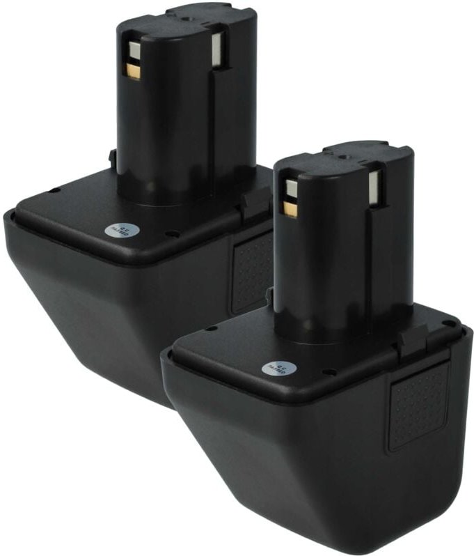 2x Akku kompatibel mit Gesipa cpt 12 Electronic, ANG12, G12 Werkzeug, Blindniet-Setzgerät (2000 mAh, NiMH, 12 v) - Vhbw