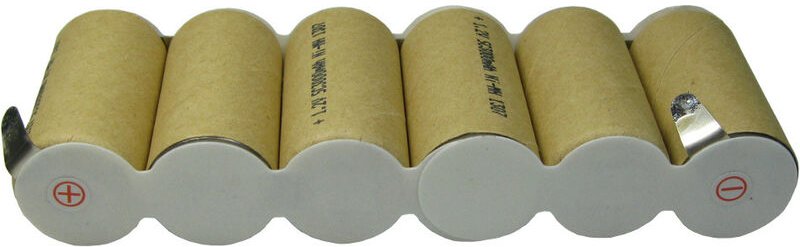 Trade-shop - Hochleistungs Ni-MH Akku 7,2V / 3000mAh für Gardena Raschenkantenschneider Grasschere Gartenschere Rasenkan...