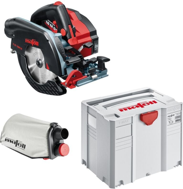 Akku Handkreissäge k 65 18M bl pure im t-max Solo Flippkeil led 91D802 - Mafell