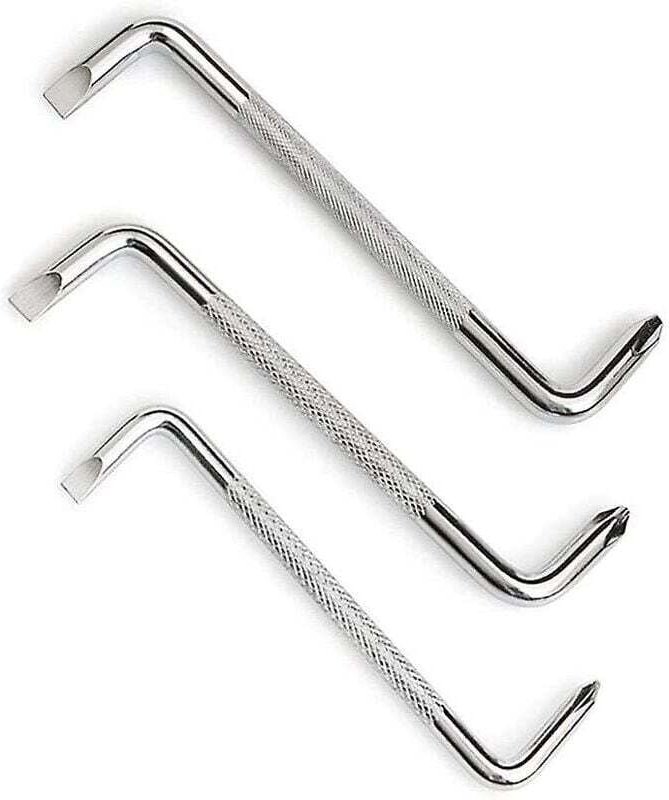 ZVD-3-teiliger Winkelschraubendrehersatz mit Schlitz- und Magnetschraubendreher, Z-Typ mit Kreuzschraubendreher