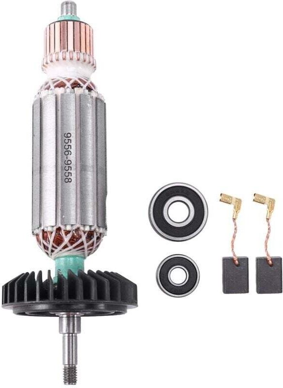 AC220V-240V Ersatz-Ankerrotor für MAKITune 9556 9557 9558 9556NB 9556HN 9557NB 9557HN 9558NB 9558HN Winkelschleifer