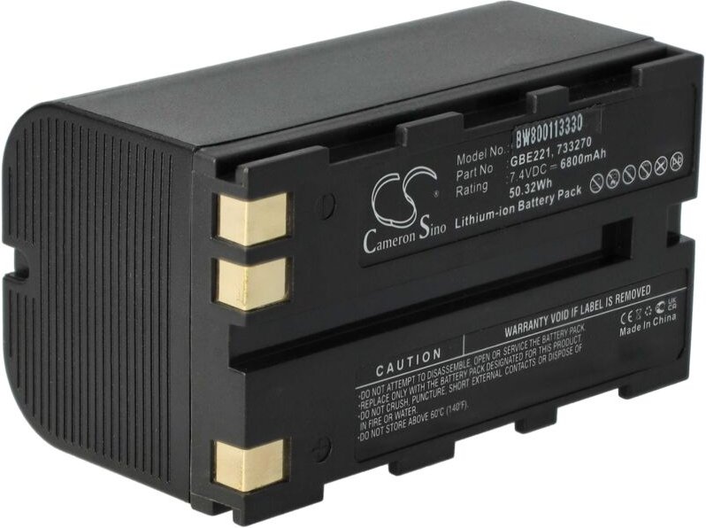 Akku kompatibel mit Leica TS12, TS11, TS09, TS06, TS15 Lasermessgerät, Messgerät (6800 mAh, 7,4 v, Li-Ion) - Vhbw