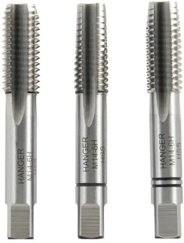 Hanger 3er Set HSS Schnellstahl Gewindeschneider