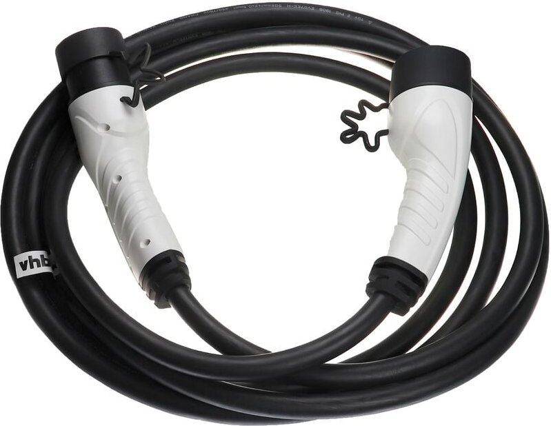 Thumbnail - Vhbw - Ladekabel Typ 2 zu Typ 2 kompatibel mit Ford Mustang Mach-E, Puma Hybrid Elektroauto, 3-phasig, 32 a, 22 kW, 5 m