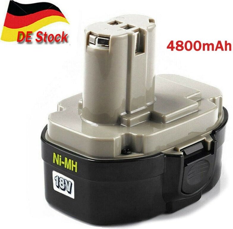Thumbnail - Pdstation - 18V 4.8Ah Ni-MH Ersatz für Makita Batterie PA18 1822 1823 1834 1835 192826-5 192827-3 192829-9 193159-1 1931...