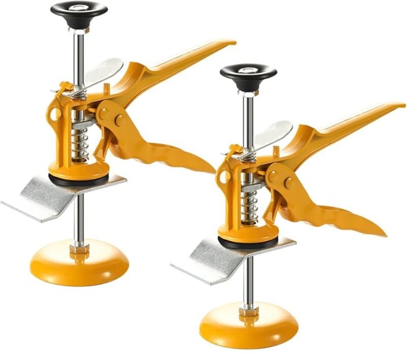 Höhenverstellung für Wandfliesen, 2-teiliges Hebeverstellgerät, geeignet zum Anheben und Befestigen von Fliesen, Böden, ...