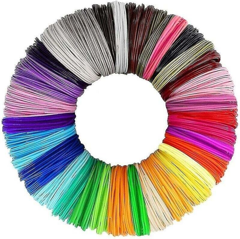 3D-Druckstift PCL-Filament-Nachfüllungen 1,75 mm, 30er-Pack zufällige Farben, 3D-Druckerstift-Filament-Nachfüllung