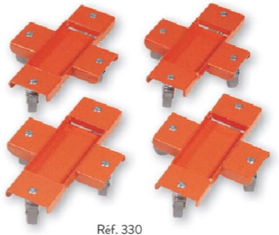 Theard - Kufen mit großen Füßen, 4 Kufen 19CMx9CM Kraft 500KG 330