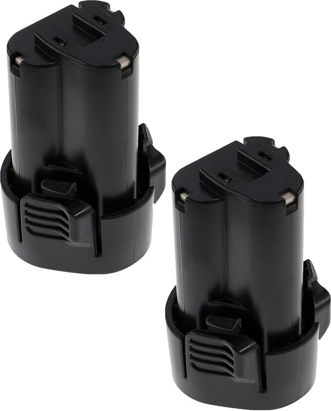 EXTENSILO 2x Akku kompatibel mit Makita DF330DWLX, DK1202, DF330DWLX1, DK1485X, DK1202WX, DF330DWXP Werkzeug (2500 mAh, ...