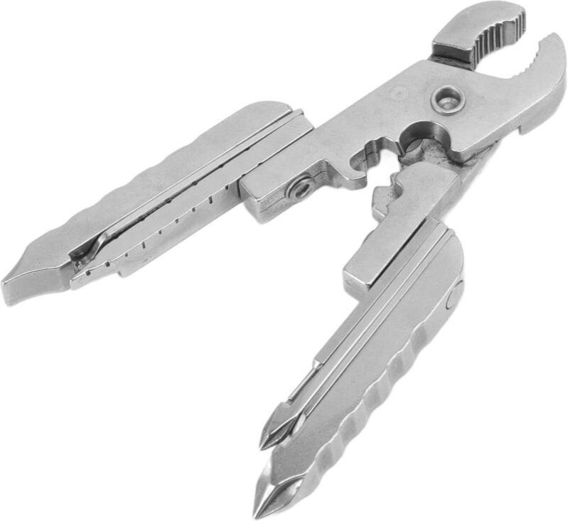 15-in-1 Multifunktions-Klappzange aus Edelstahl, Überlebenswerkzeug mit Schraubendreher-Kombination, praktisches Taschen...