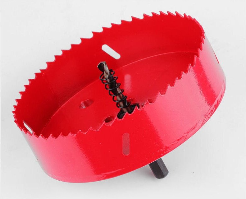 100 mm Universal-Lochsäge, Bimetall-HSS-Lochschneider, professionelles Zubehör für Aluminium, Holz, Gusseisen, Messing, ...