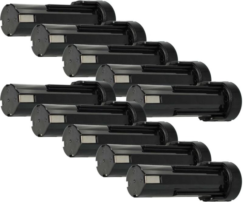 10x Akku kompatibel mit Panasonic EY3652, EY503BY, EY503B, EY3652DR, EY3652DA, EY6220B, EY6220 Werkzeug (3300 mAh, NiMH,...