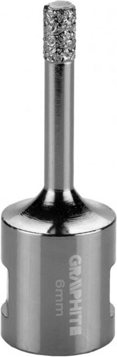 Thumbnail - Graphit-Diamant-Lochsäge, 6 mm – Präzises Schneiden von Keramik und Beton