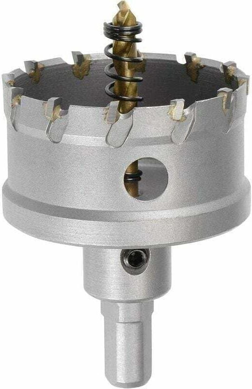 Fraise-trépan en carbure de 60 mm, scies cloches pour tôle en acier inoxydable, pas de limite de tige triangulaire antid...