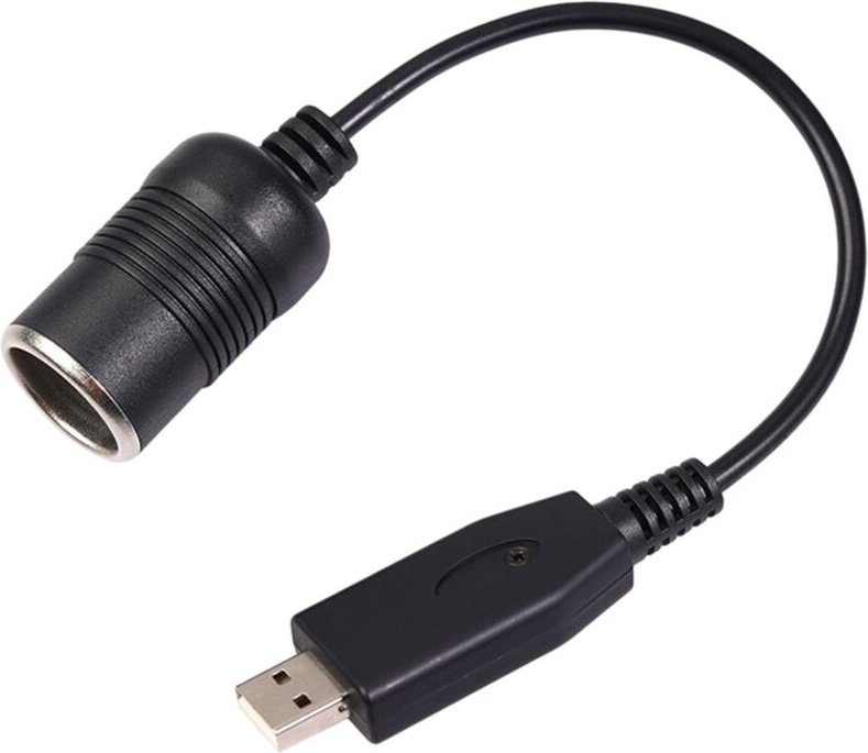 Tlily - Kabelgebundener Controller-Konverteradapter USB-Anschluss Auto-Zigarettenanzünder 12V Power Female Power Bank
