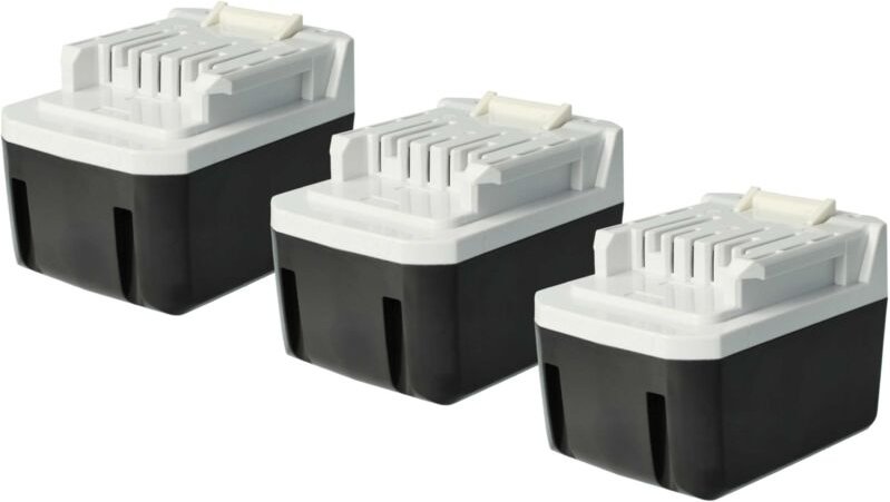 Vhbw - 3x Akku kompatibel mit Makita DTD134Y1J, DTD134RMJ, DJV141RM1J, DTD137Y1J, DTD136RMJ Werkzeug (4000 mAh, Li-Ion, ...