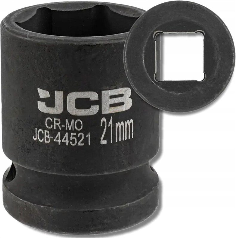 Schlagschrauber Stecknuss JCB chrom 21 mm 6 Punkte Stahl