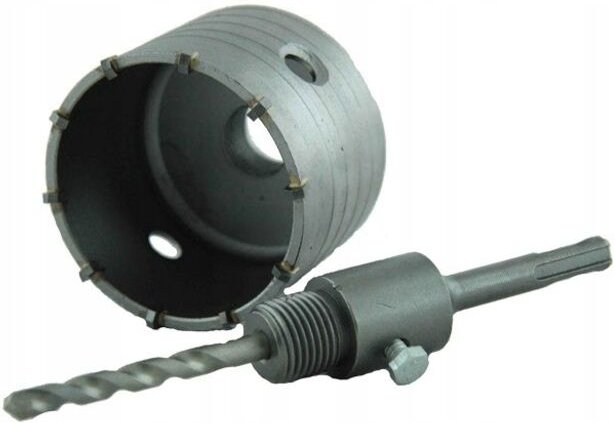 Kernbohrer Widia Krone Bohrer Kronenbohrer Fräser für Mauer Beton Ziegel 100mm