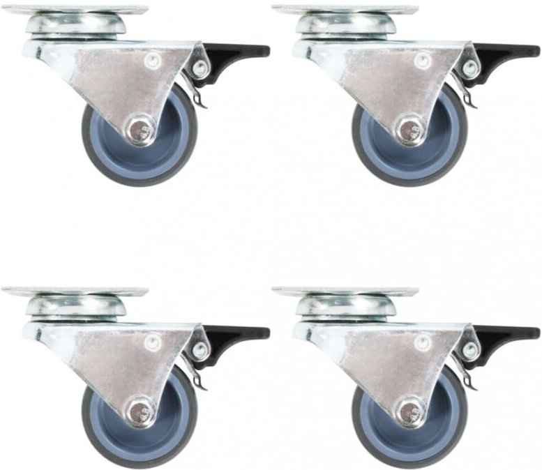 Doppel-Lenkrollen 8 Stk. 50 mm Vidaxl
