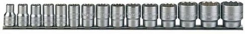 Tengtools - Steckschlüssel-Satz, 1/2 Zoll, M1215AF, 15-teilig 28130201