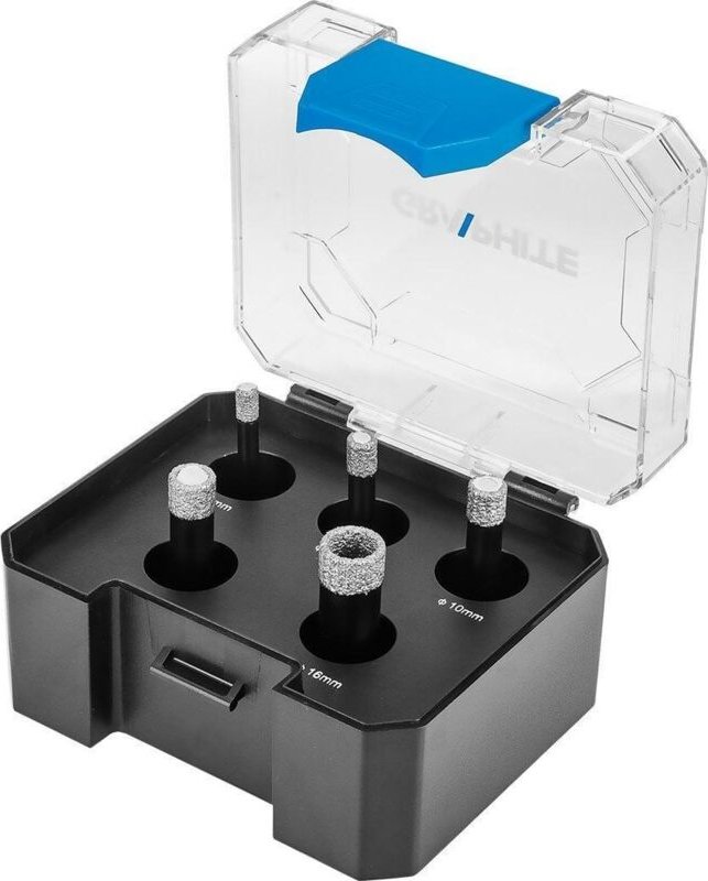 Graphite Diamantbohrer Set 5 Stück
