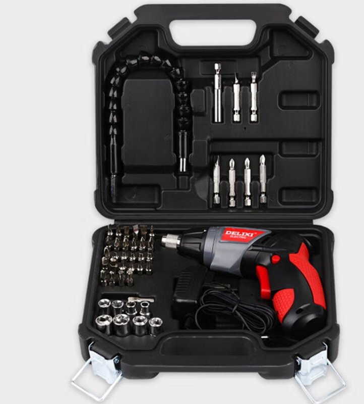 Mini-Akkuschrauber-Set Multiplex 3.6V 5Nm 46-TLG Komplett-Set mit Bohrfutter für als Akku-Bohrschrauber