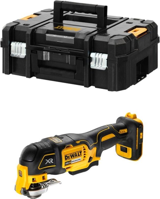 18V Multifunktionswerkzeug (Nur Maschine) 32 Zubehörteile in TSTAK - Dewalt DCS355NT-XJ