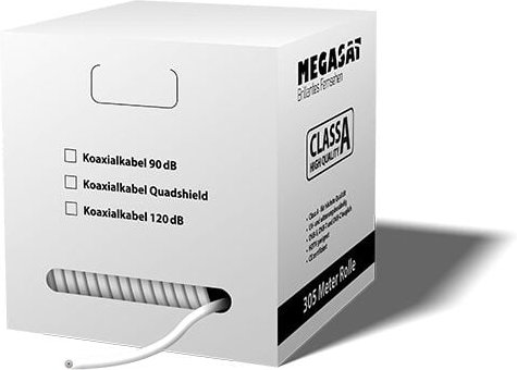Koax 120dB Kabel Pull-Out-Box 305m - Megasat