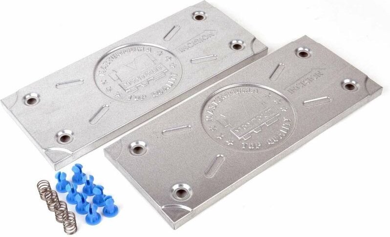 Paar stahlbleche 418P für fliesenschneider Montolit masterpiuma