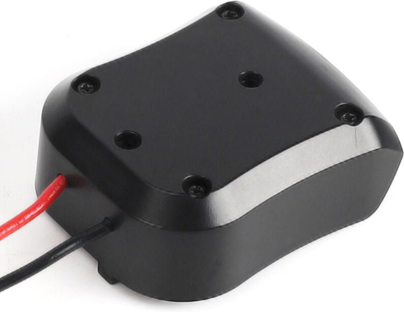 Tlily - DW12V Batterieadapter für 10,8 V-12 v Li-Ion mit Kabeln, Schwarz