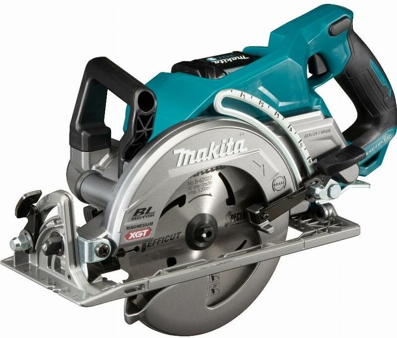 Thumbnail - Makita - 185 mm Akku-Kreissäge mit Rückhandgriff 1 Batt.4Ah - RS001GM101